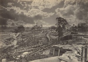 Rebel Works in Front of Atlanta, Georgia No. 1 by George N. Barnard