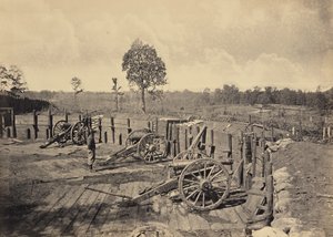 Rebel Works in Front of Atlanta, Georgia, No. 2 by George N. Barnard