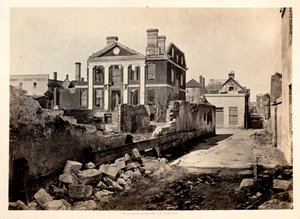 Ruins of the Pinckney Mansion, Charleston S.C by George N. Barnard