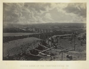 South Bank of the Chattahoochee, Georgia by George N. Barnard