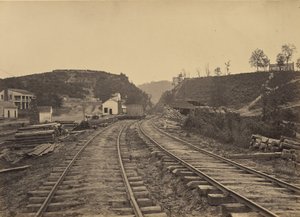 The Allatoona Pass Looking North, Georgia by George N. Barnard