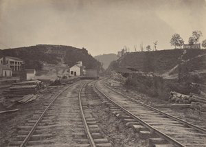 The Allatoona Pass Looking North, Georgia by George N. Barnard