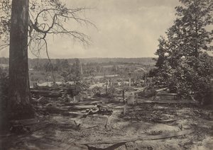 The Battle Field of Peach Tree Creek, Georgia by George N. Barnard
