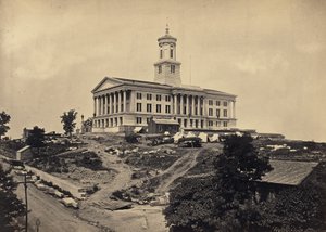 The Capitol, Nashville, Tennessee by George N. Barnard