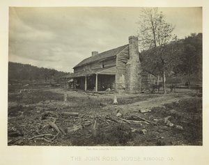 The John Ross House, Ringold, GA by George N. Barnard
