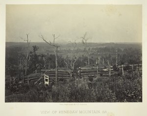 View of Kenesaw Mountain, Georgia by George N. Barnard