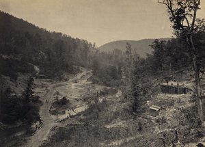 Whiteside Valley Below the Bridge by George N. Barnard