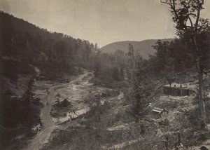 Whiteside Valley Below the Bridge, 1860s