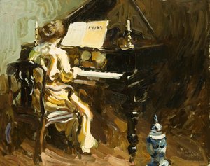 Woman at the Piano