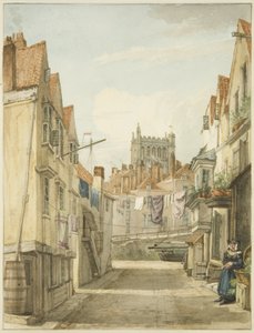 Alderskey Lane by George Orleans Delamotte