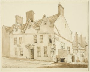 Corner of Pipe Lane and Frogmore Street by George Orleans Delamotte