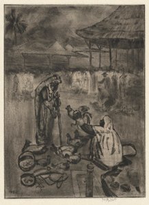 Chicken Vendor, Trinidad by George Overbury Hart