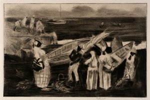 Boats and Natives by George Overbury Pop Hart