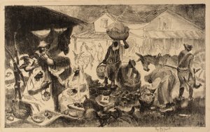 Haiti Market by George Overbury Pop Hart