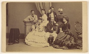 Portrait of an Unidentified Group: Four Women and Three Men by George P. Critcherson