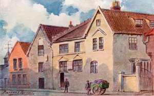 The Old Music House, King Street (color lithograph)