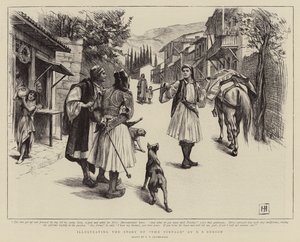 Illustrating the Story of The Vintage by E F Benson by George Percy Jacomb Hood