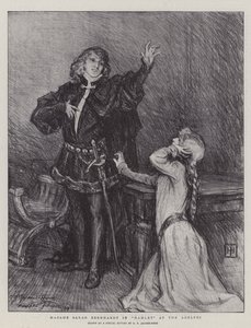 Madame Sarah Bernhardt in Hamlet at the Adelphi
