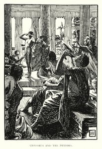 Odyssey: Odysseus and the Suitors by George Percy Jacomb Hood