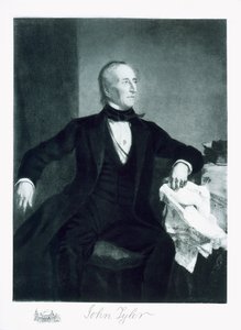 John Tyler, 10th President of the United States of America, pub. 1901 by George Peter Alexander Healy