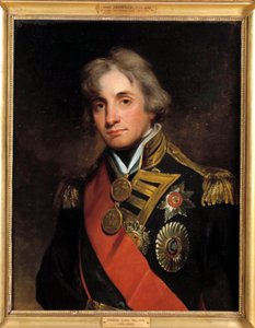 Portrait of Horatio Viscount Nelson Duke of Bronte by George Peter Alexander Healy