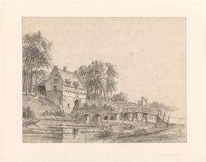 View of the Gate of Castle Buren