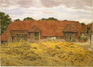 Red Barn at Whitchurch by George Price Boyce