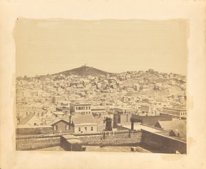 View Down Stockton Street and Telegraph Hill by George R. Fardon
