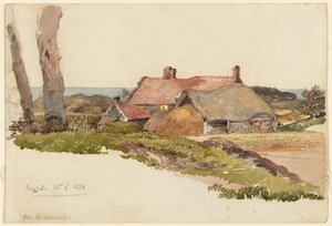 A Farm near the Sea at Margate, Kent by George Richmond