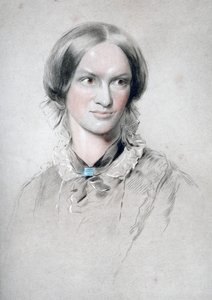 Charlotte Bronte, English novelist by George Richmond