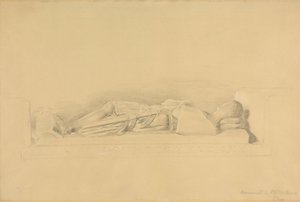 Effigy of a Crusader, Stisted Church by George Richmond