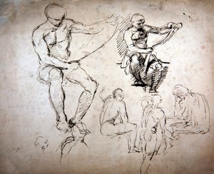 Nude males - studies for the Ancients