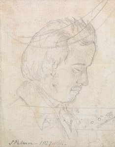 Portrait Head of Samuel Palmer by George Richmond