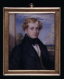 Portrait miniature of an unknown man, possibly a Mr Ashby