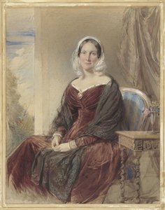 Portrait of a Seated Lady with a View Outside
