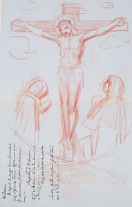 Study of Crucifixion, c.1857 by George Richmond