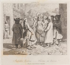 Anbachers, Ansbach, c.1821 by George Robert Lewis