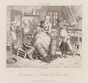 Barber Shop, Rouen, c.1821
