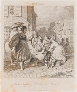 Market, Stuttgart, c.1821 by George Robert Lewis