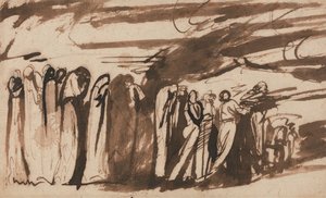 A Procession of the Damned: Study for the Damned in Dante