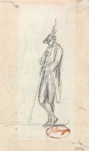 A Standing Male Figure by George Romney