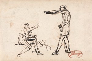 A Warrior Taking Leave of His Family, possibly the Departure of Hector
