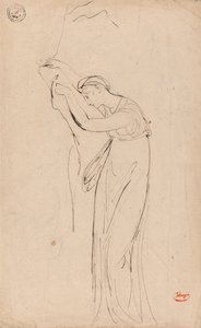 Captive or Dejected Woman: Possibly Andromache by George Romney