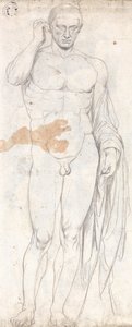 Classical Male Nude by George Romney