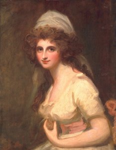 Emma Hart in a White Turban, c.1791 by George Romney