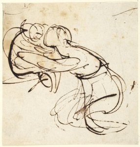 Female Figure and Child (study for Infant Shakespeare?) by George Romney