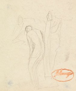 Figure Composition Study 1 by George Romney