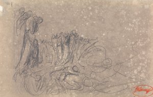 Group of Figures, Possibly Hell by George Romney