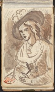 Half-length Portrait of a Lady with a Hat