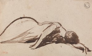 Prostrate Woman by George Romney